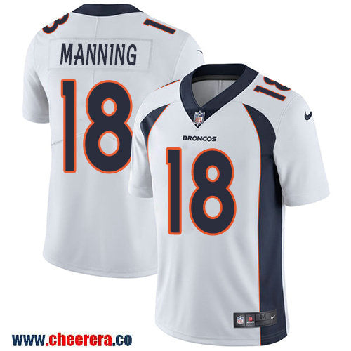 Nike Peyton Manning Denver Broncos white Vapor jersey