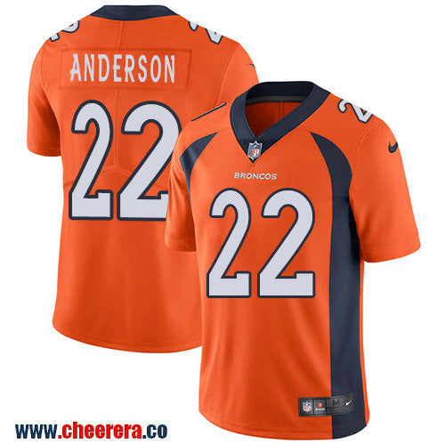 Nike C.J. Anderson Denver Broncos orange Vapor jersey