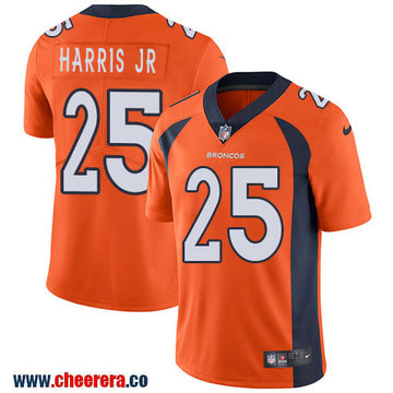 Nike Chris Harris Jr Denver Broncos orange Vapor jersey