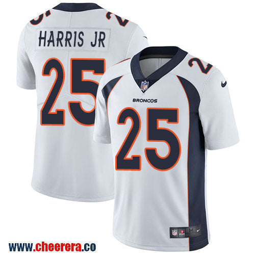 Nike Chris Harris Jr Denver Broncos white Vapor jersey