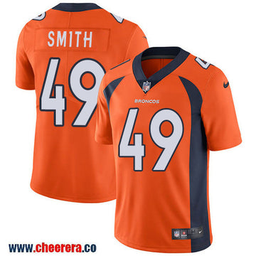 Nike Dennis Smith Denver Broncos orange Vapor jersey