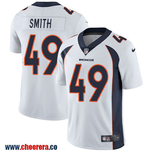 Nike Dennis Smith Denver Broncos white Vapor jersey