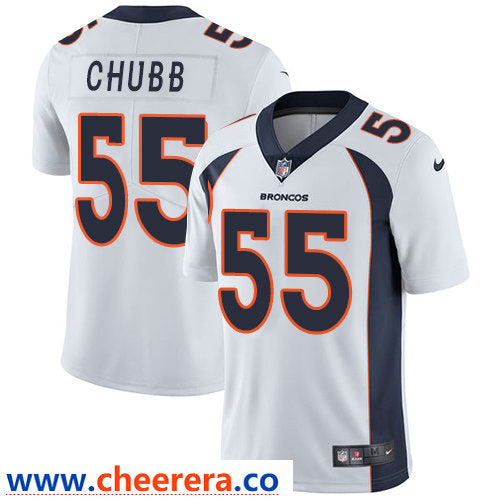 Nike Bradley Chubb Denver Broncos white Vapor jersey