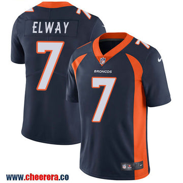 Nike John Elway Denver Broncos navy Vapor jersey