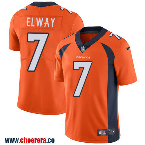 Nike John Elway Denver Broncos orange Vapor jersey
