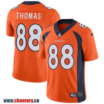 Nike Demaryius Thomas Denver Broncos orange Vapor jersey
