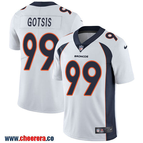 Nike Adam Gotsis Denver Broncos white Vapor jersey