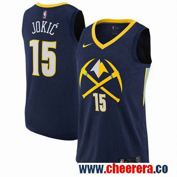 Nike Nikola Jokic Denver Nuggets navy jersey