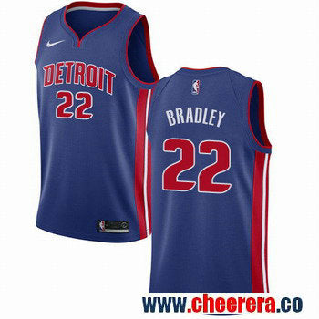 Nike Avery Bradley Detroit Pistons blue jersey
