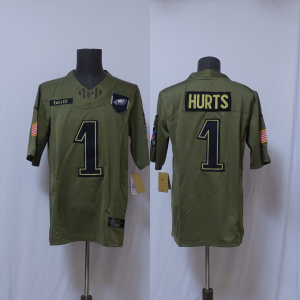 Nike Philadelphia Eagles olive Salute To Service jersey
