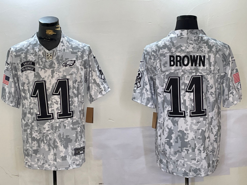 Nike Philadelphia Eagles brown Salute To Service jersey
