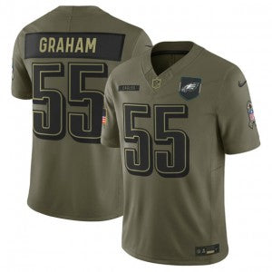 Nike Philadelphia Eagles olive Salute To Service jersey