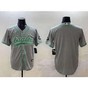 Nike Blank Philadelphia Eagles grey Vapor jersey