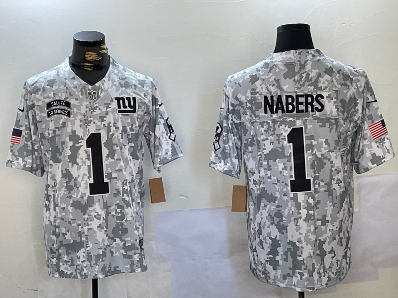 Nike New York Giants camo Salute To Service jersey