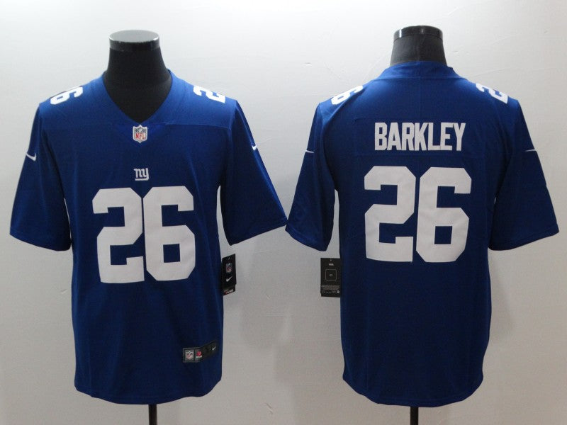 Nike Saquon Barkley New York Giants royal Vapor jersey