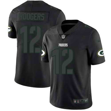 Nike Aaron Rodgers Green Bay Packers black Limited jersey