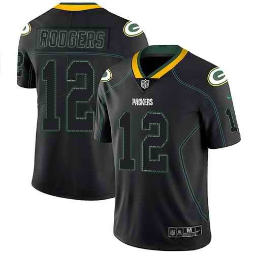 Nike Aaron Rodgers Green Bay Packers black Limited jersey