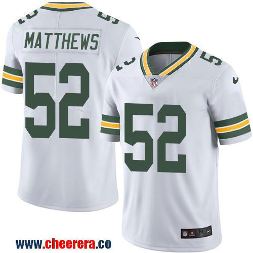 Nike Clay Matthews Green Bay Packers white Vapor jersey