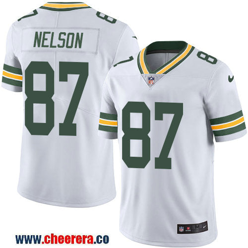 Nike Jordy Nelson Green Bay Packers white Vapor jersey