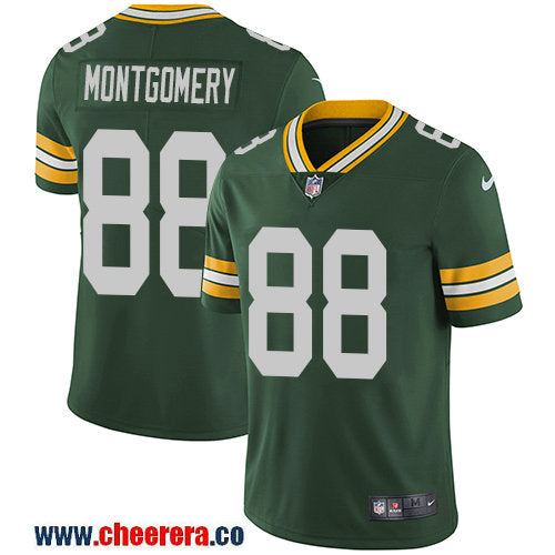 Nike Ty Montgomery Green Bay Packers green Vapor jersey