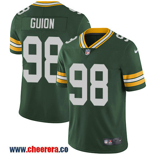 Nike Letroy Guion Green Bay Packers green Vapor jersey