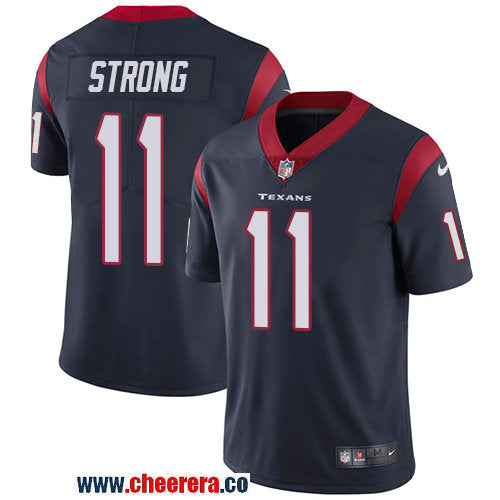 Nike Jaelen Strong Houston Texans navy Vapor jersey