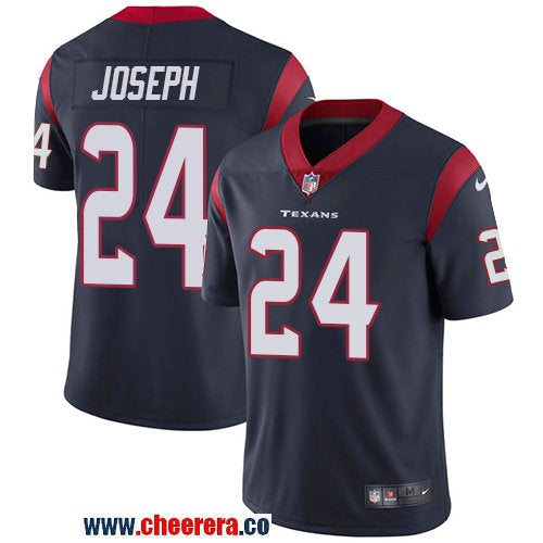 Nike Johnathan Joseph Houston Texans navy Vapor jersey