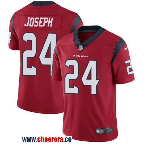 Nike Johnathan Joseph Houston Texans red Vapor jersey