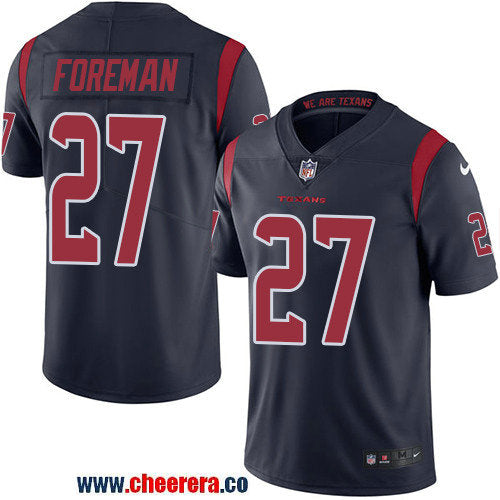 Nike D'Onta Foreman Houston Texans navy Limited jersey