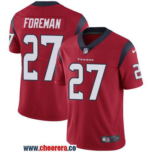 Nike D'Onta Foreman Houston Texans red Vapor jersey