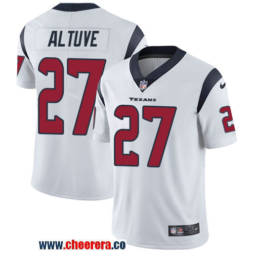 Nike Jose Altuve Houston Texans white Vapor jersey