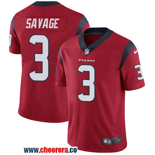 Nike Tom Savage Houston Texans red Vapor jersey