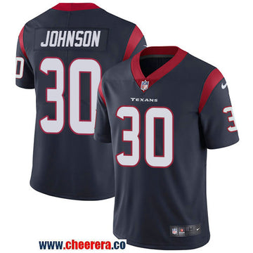 Nike Kevin Johnson Houston Texans navy Vapor jersey