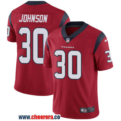 Nike Kevin Johnson Houston Texans red Vapor jersey