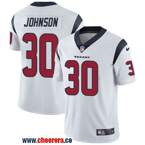 Nike Kevin Johnson Houston Texans white Vapor jersey