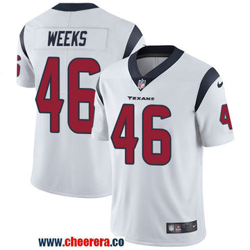 Nike Jon Weeks Houston Texans white Vapor jersey