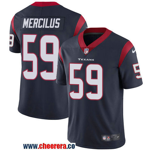 Nike Whitney Mercilus Houston Texans navy Vapor jersey