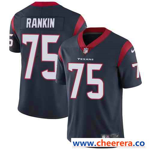 Nike Martinas Rankin Houston Texans navy Vapor jersey