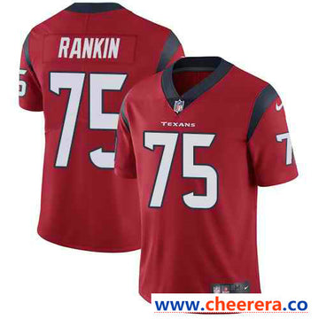 Nike Martinas Rankin Houston Texans red Vapor jersey