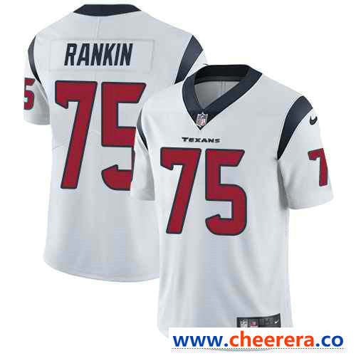 Nike Martinas Rankin Houston Texans white Vapor jersey