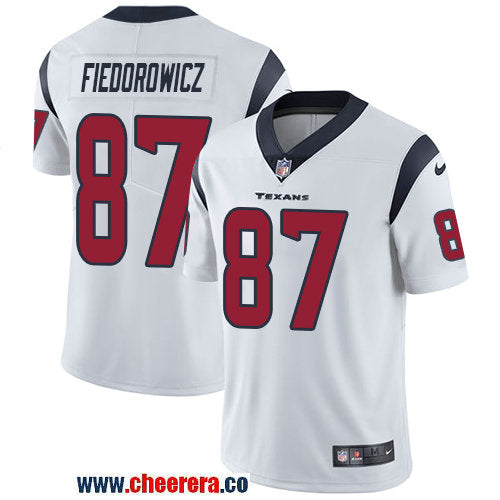 Nike C.J. Fiedorowicz Houston Texans white Vapor jersey