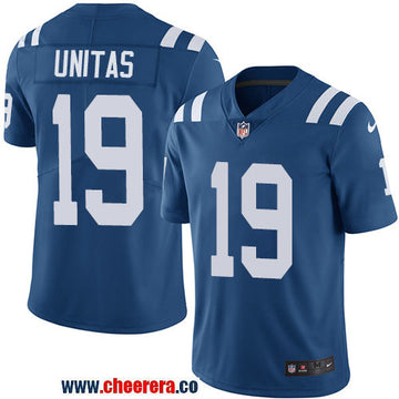Nike Johnny Unitas Indianapolis Colts royal Vapor jersey