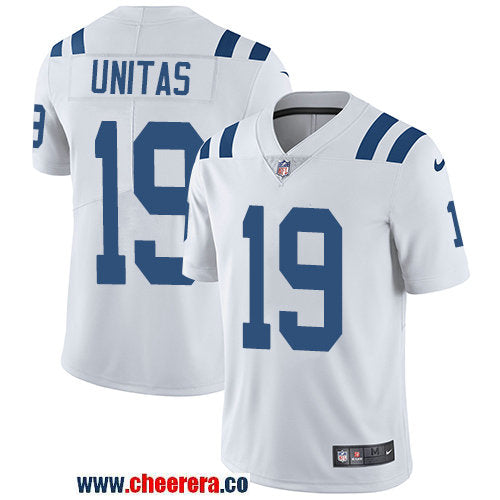 Nike Johnny Unitas Indianapolis Colts white Vapor jersey
