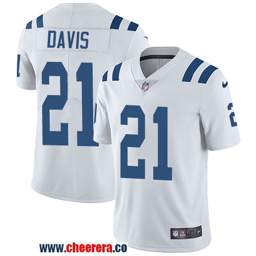 Nike Vontae Davis Indianapolis Colts white Vapor jersey