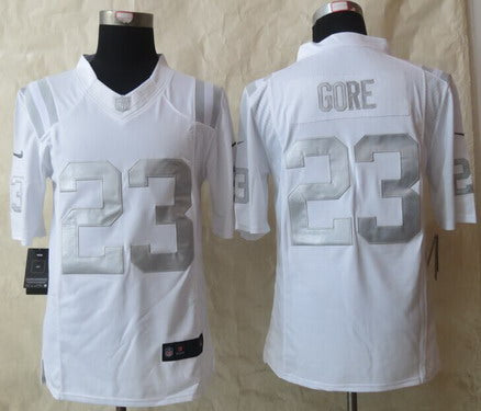 Nike Frank Gore Indianapolis Colts platinum Limited jersey