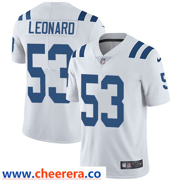 Nike Darius Leonard Indianapolis Colts white Vapor jersey