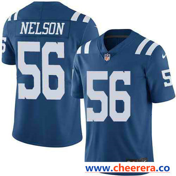 Nike Quenton Nelson Indianapolis Colts royal Limited jersey