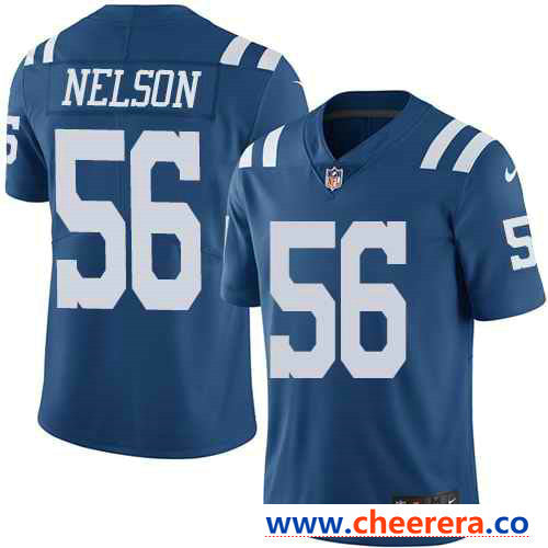 Nike Quenton Nelson Indianapolis Colts royal Limited jersey