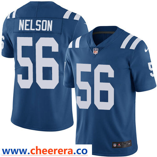 Nike Quenton Nelson Indianapolis Colts royal Vapor jersey