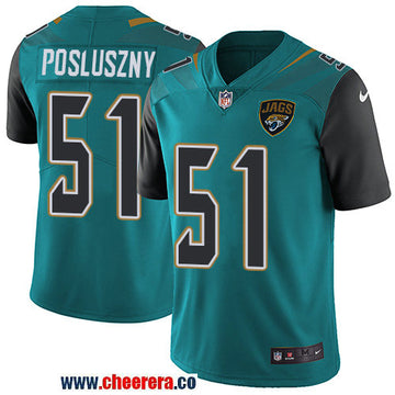Nike Paul Posluszny Jacksonville Jaguars teal Vapor jersey